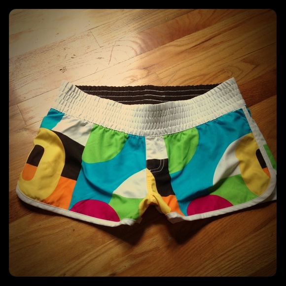 ROXY Colorful Board Shorts Juniors Sz 9