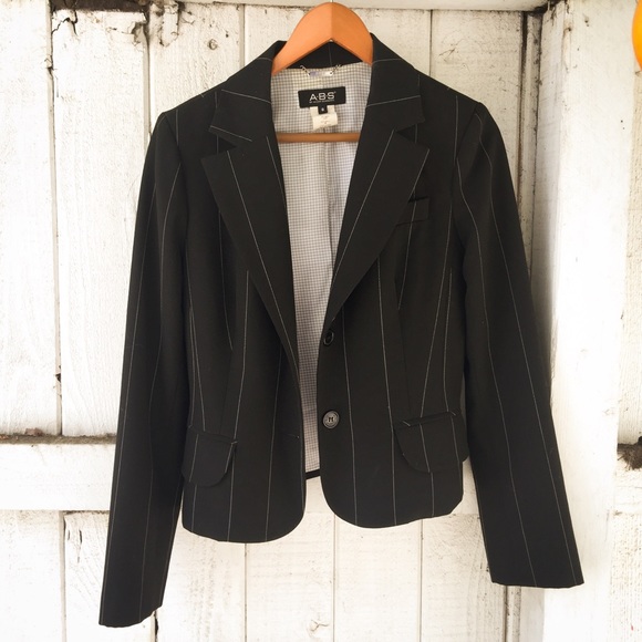 ABS Allen Schwartz Pinstriped Blazer - Picture 2 of 4