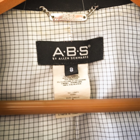 ABS Allen Schwartz Pinstriped Blazer - Picture 4 of 4