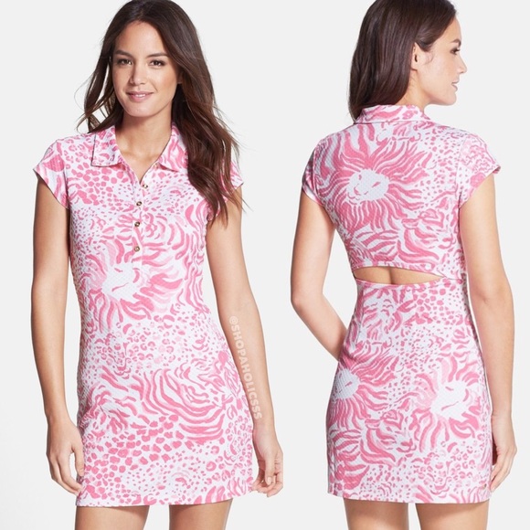 🎉 LILLY PULITZER Rayna Printed Polo Dress - Picture 4 of 4