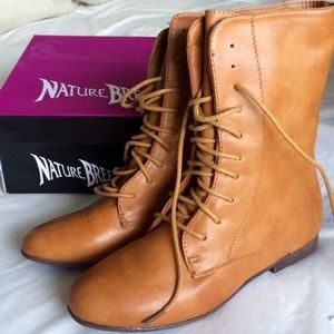 Lace up combat boots