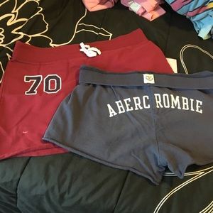Abercrombie summer skirt and shorts. Size L.