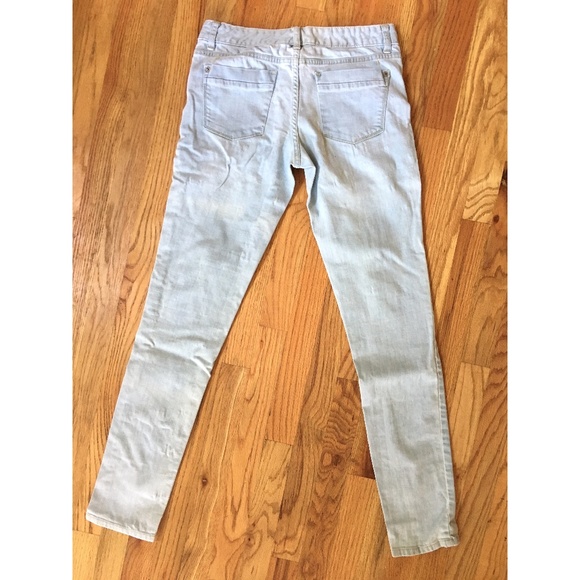 White Washed Straight Leg Denim Jean - Picture 2 of 5