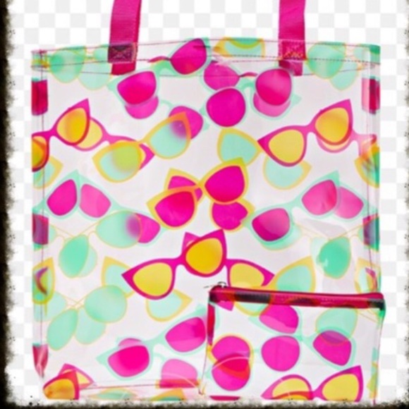 Sunglasses Theme Tote and Pouch - Picture 1 of 5