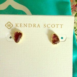 Purple Kendra Scott Earrings