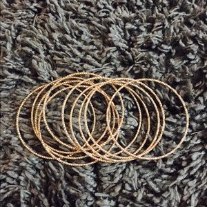 Rose Gold Colored Bangles/Bracelets