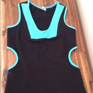 Lino Fitness brand athletic top with cutouts!