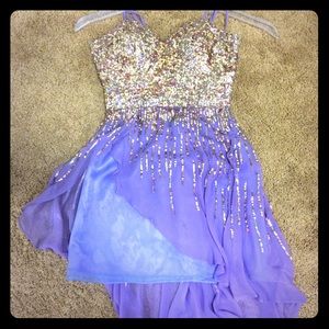 Sherri Hill lavender sequin dress size 0