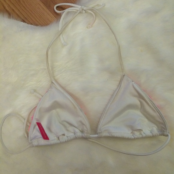 Fluorescent Sequin bathing suit top - Picture 3 of 4