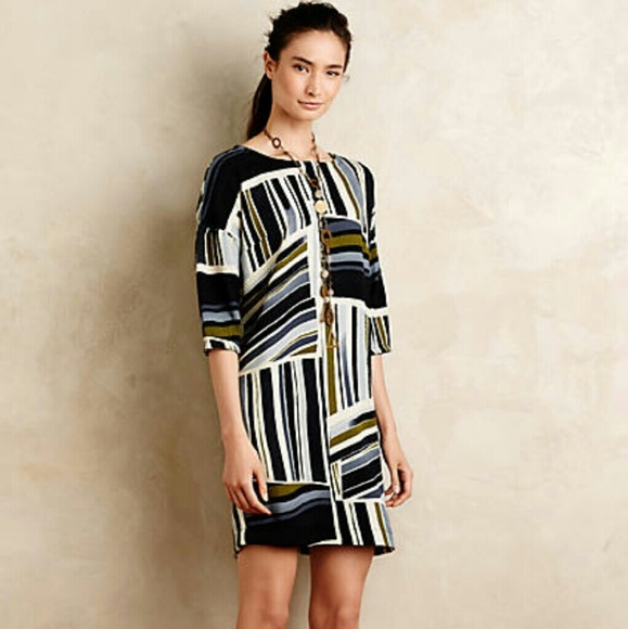 Nwt Weston abstract shift dress sz s anthropologie