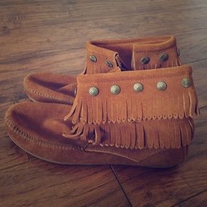 Minnetonka moccasins.