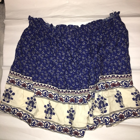 Flowy printed skirt - Picture 1 of 3