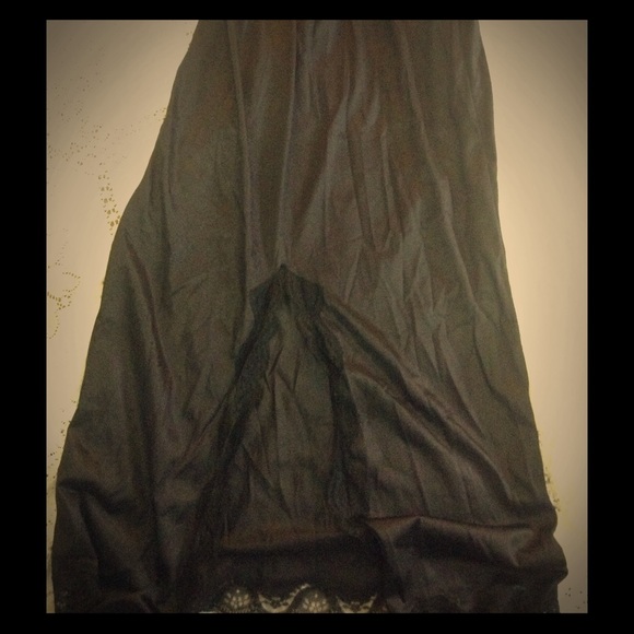 Black Nylon Rear Lace Split