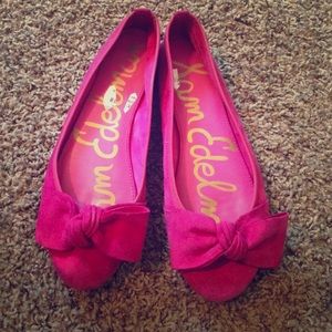 Gorgeous Sam Edelman Magenta flats