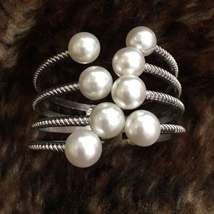 Pearl Bangle Bracelet