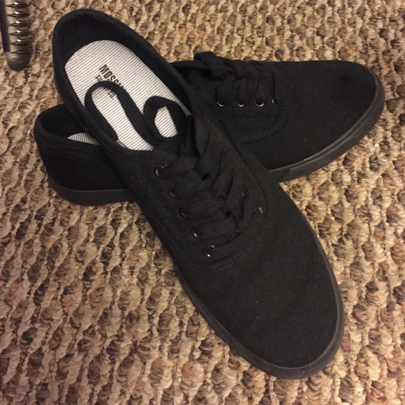 Black low tops