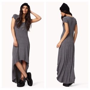 XXI High-low t-shirt midi maxi dress