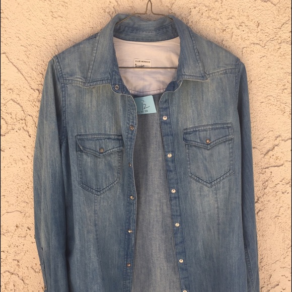 Women's small jean jacket, Club Monaco