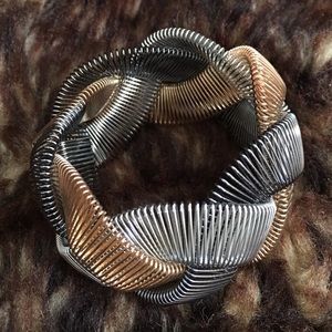 Tri-color Coil Bracelet