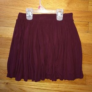 Maroon Brandy Melville Skirt