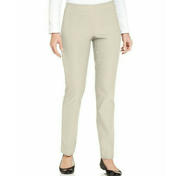 Charter Club Plus Size Tummy-Control Slim-Leg Pull - Picture 1 of 2
