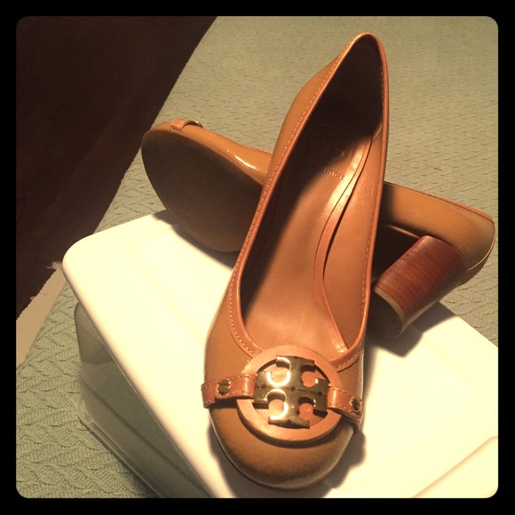 Tory Burch Aaden mid heel - camel/tan