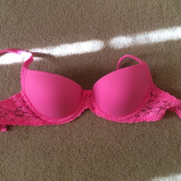 PINK push up date lace bra - 34B