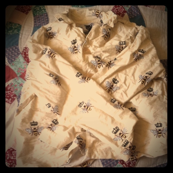 The Cat's Pajamas Queen Bee button up top only.