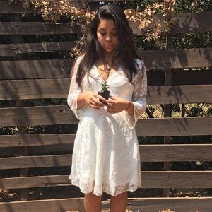 Cute white lace dress