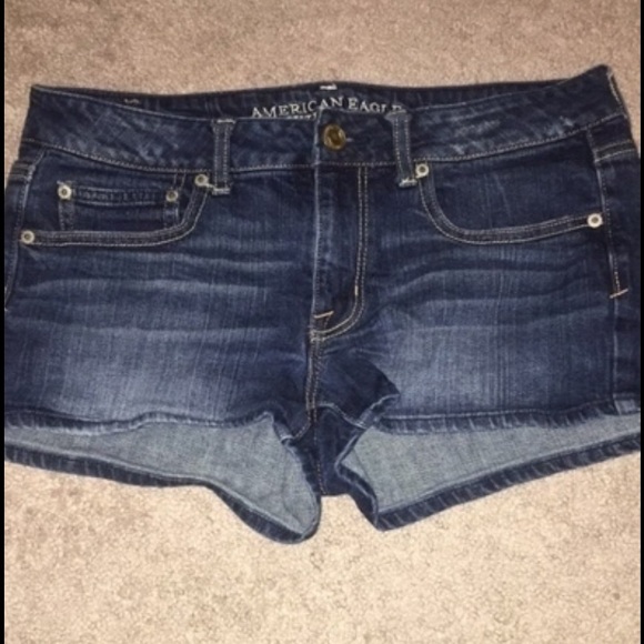 American eagle stretch denim shorts