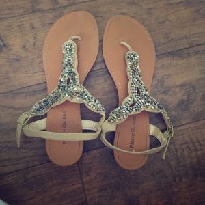 Jeweled sandals