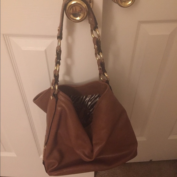 Leather  tote bag