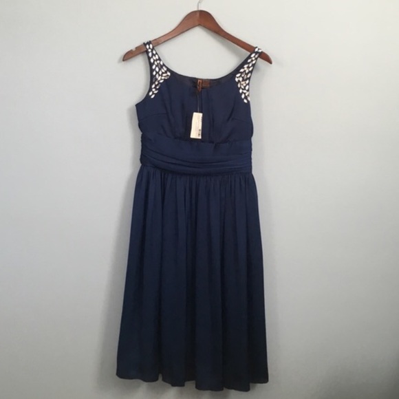 Nelli by Janice Jaraice Dresses & Skirts - Navy Vintage Style Dress