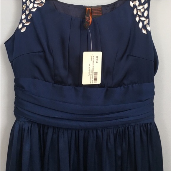 Navy Vintage Style Dress - Picture 3 of 4