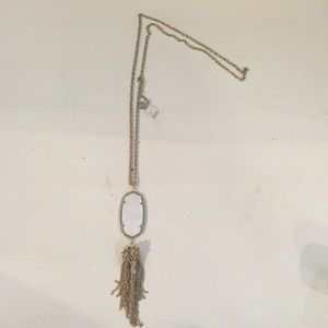 Kendra Scott white necklace