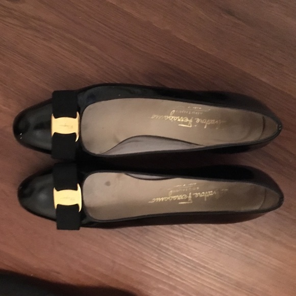 Salvatore Ferragamo Patent Leather Pumps