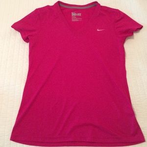Pink Nike dri-fit top