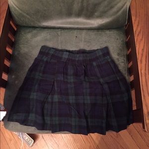 plaid skirt