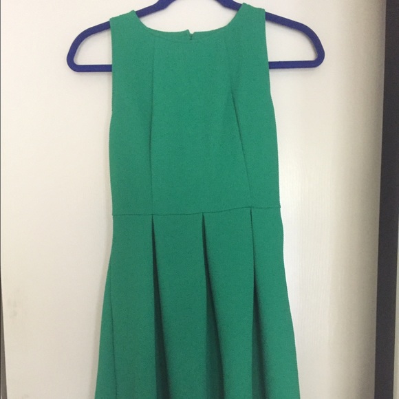 Green cutout dress