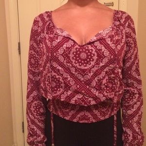 Print H&M top. Brand new