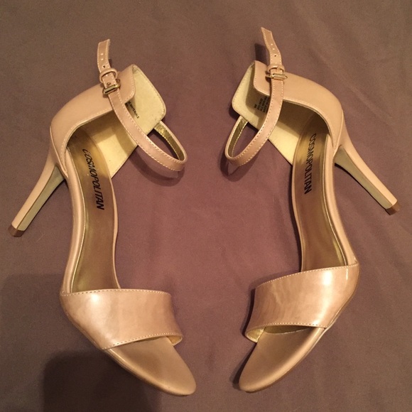 Nude Strappy heels