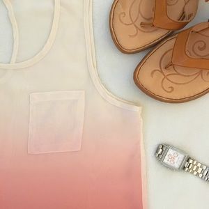 Edge Ombré hi-low tank