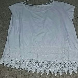white fringe blouse