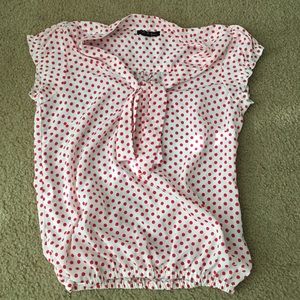 Polka dot blouse