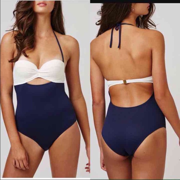 NWOT TOPSHOP Ruche one piece US 12