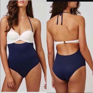NWOT TOPSHOP Ruche one piece US 12