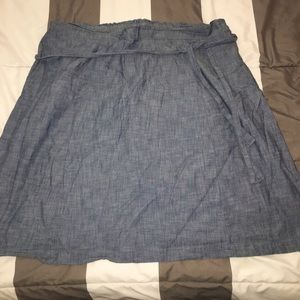 Chambray skirt