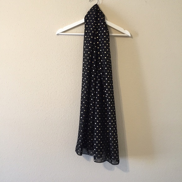 ✨Glam Gold Polka Dot Scarf✨