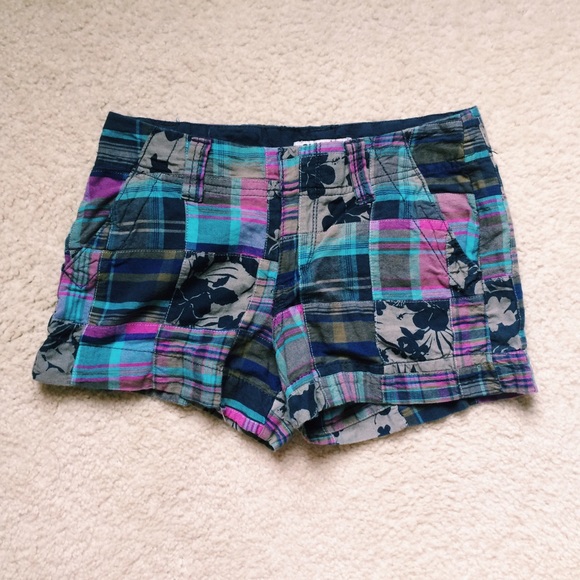 Old Navy flannel shorts