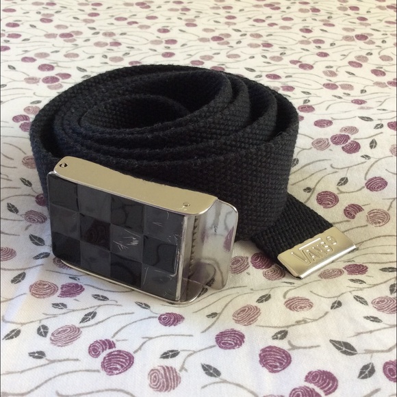Vans Checkered Black Belt